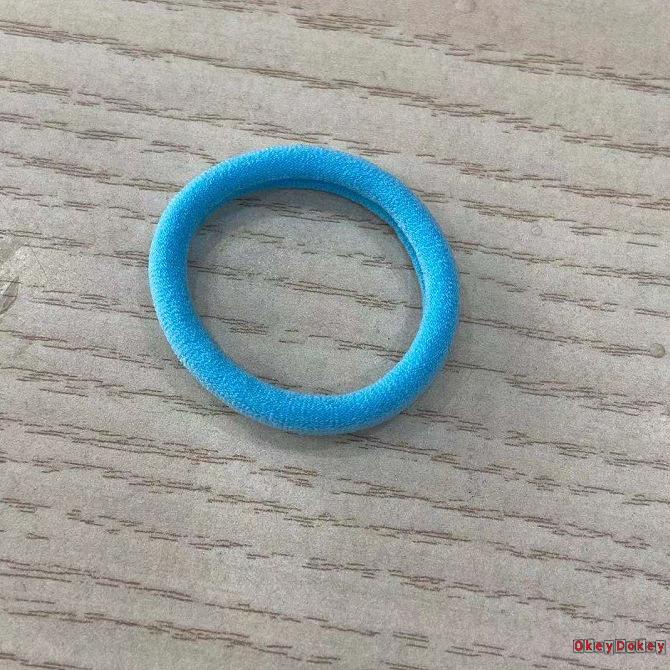 Dây Buộc Tóc Đuôi Ngựa Co Giãn Không Đường May Màu Kẹo Thời Trang Cho Nữ