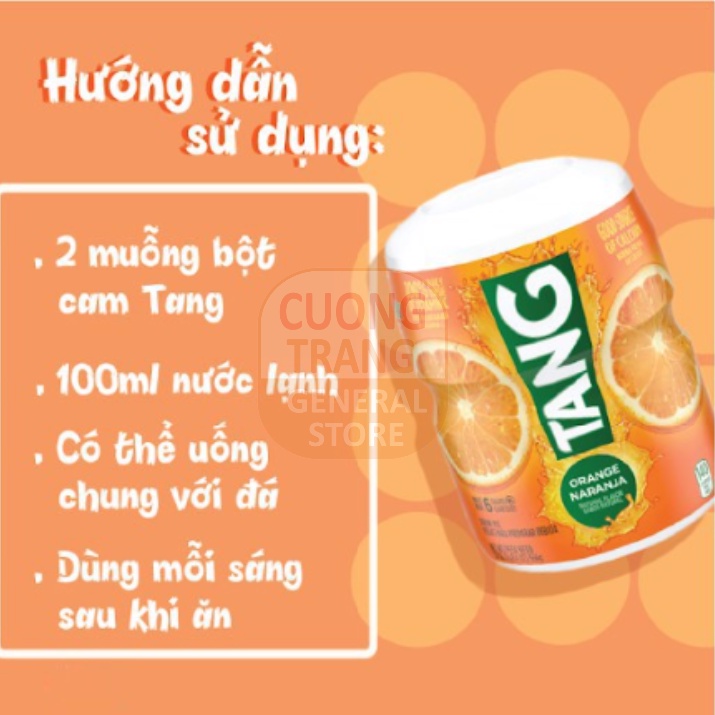 Bột pha nước cam tang 566g