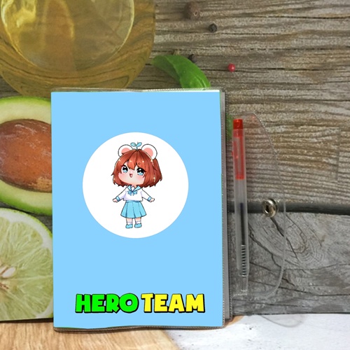 Sổ tay Hero Team (Tặng kèm cây bút viết) Mẫu 03