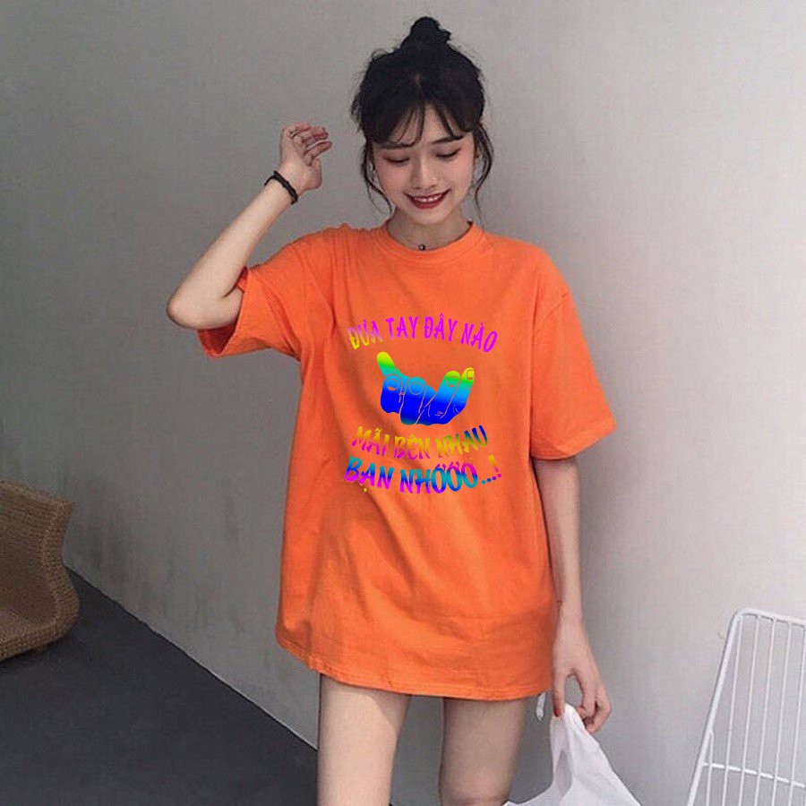 Áo thun phản quang Đưa tay đây nào Form Rộng, Áo phông Nữ Form rộng Trong Bộ Sưu Tập áo thun phản quang đẹp free size