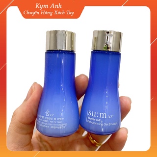 Sữa dưỡng Sum37 Water-full Rebalancing Gel Elmusion chai 20ml, cấp dưỡng chất cho da hỗn hợp và da nhờn