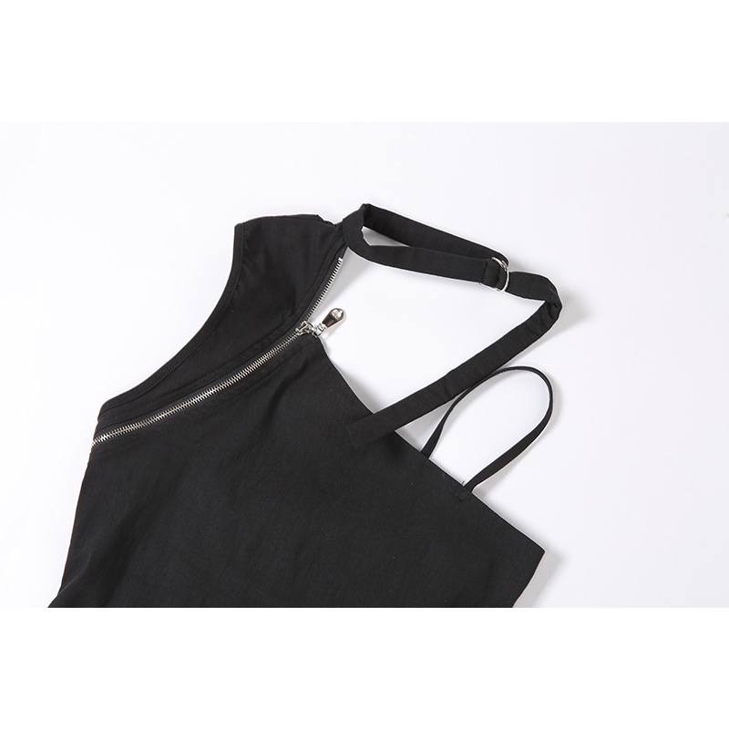 DUNEA Đầm Hai Dây Lưng Cao Thiết Kế Mới Thời Trang Mùa Hè Dành Cho Nữ