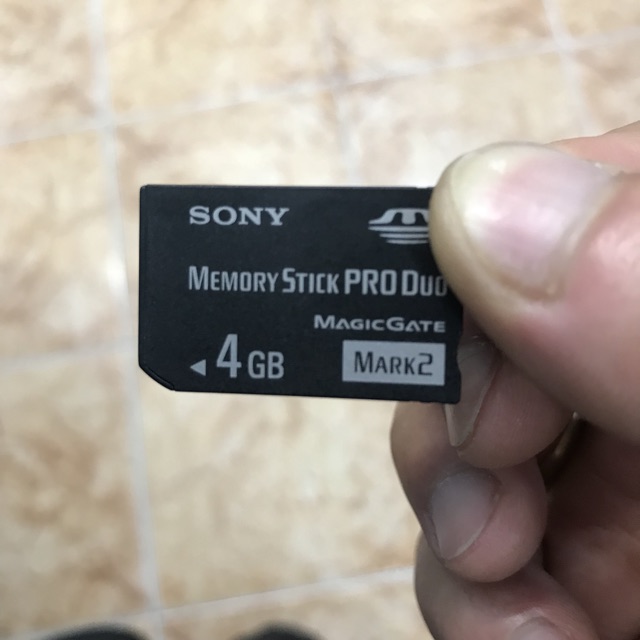 [Mã 159ELSALE hoàn 7% đơn 300K] Thẻ nhớ Memory Stick PRO Duo 4GB Sony ,Bảo hành 60 tháng