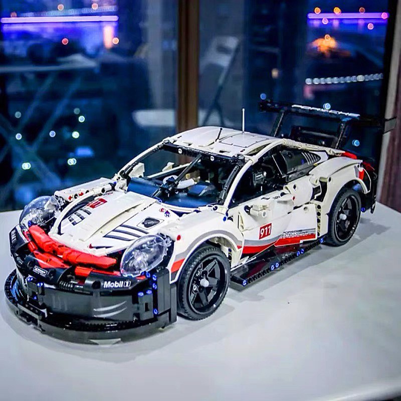 Đồ chơi xếp hình Porsche 911 RSR| Đồ chơi láp ráp siêu xe của nhà Posche