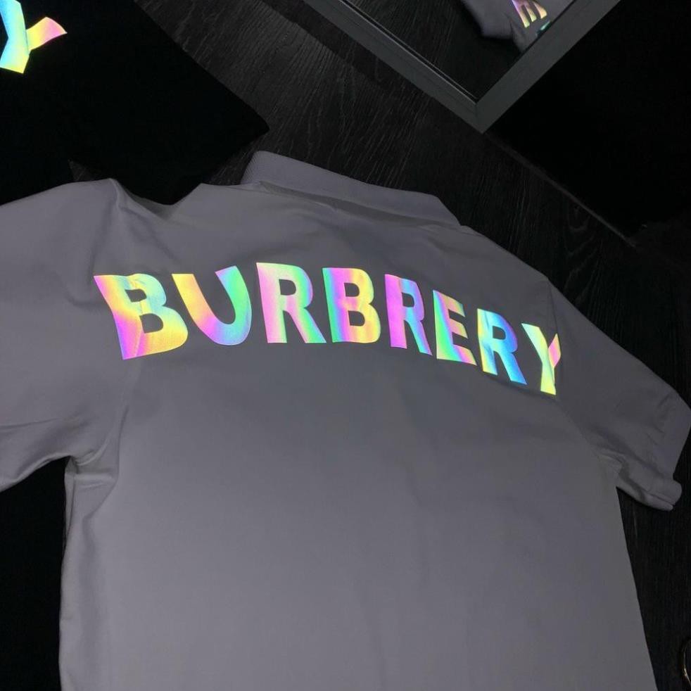 ÁO THUN NHŨ BẠCUNISEX IN CHỮ BURBERRY Áo phông cotton chất đẹp mát, áo unisex, áo phông trắng đen | BigBuy360 - bigbuy360.vn