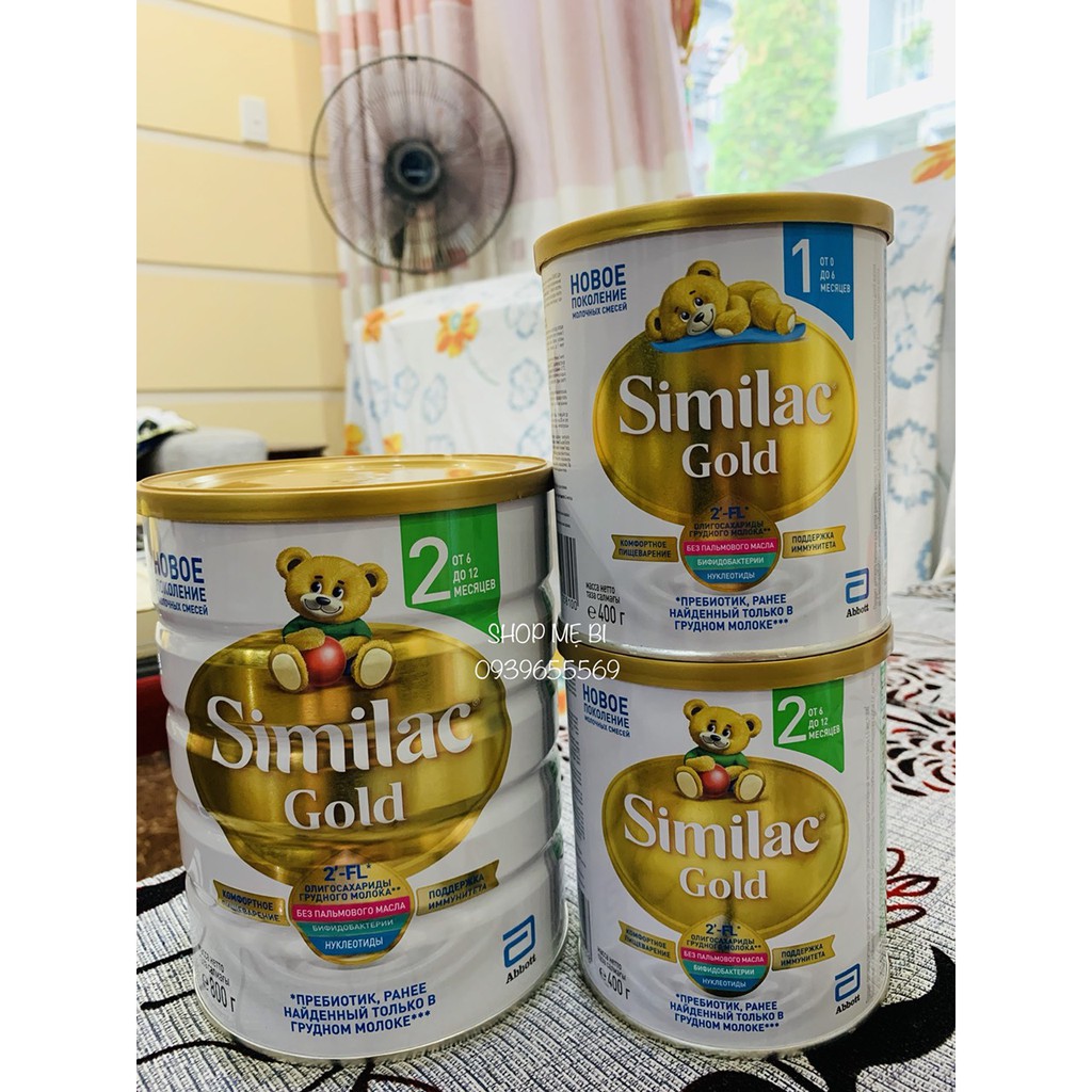 SỮA BỘT SIMILAC GOLD NGA 800gr đủ số 1-2-3-4
