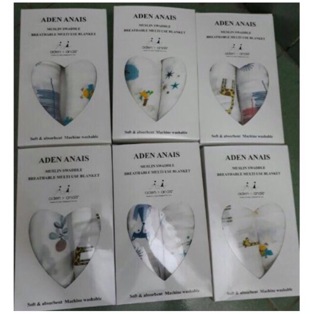 Khăn Aden Anais 100% sợi tre