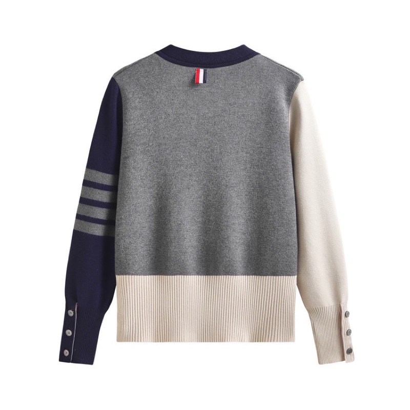 Áo cardigan THOM BROWNE 2 màu dài tay thu đông
