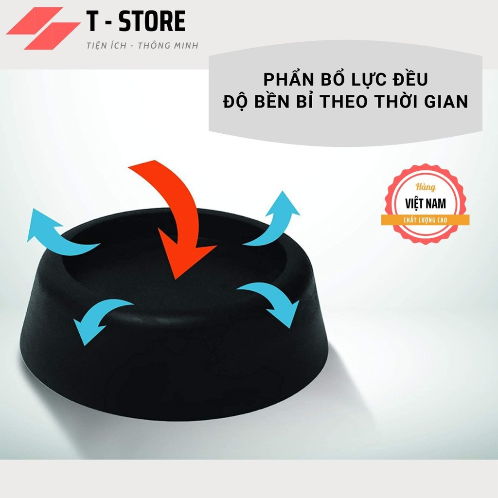 Bộ 4 chân kê Siêu Bền chống rung, đêm cao su, chân đế chống rung máy giặt, máy sấy .Sản Phẩm Hàng Việt Nam Xuất Khẩu