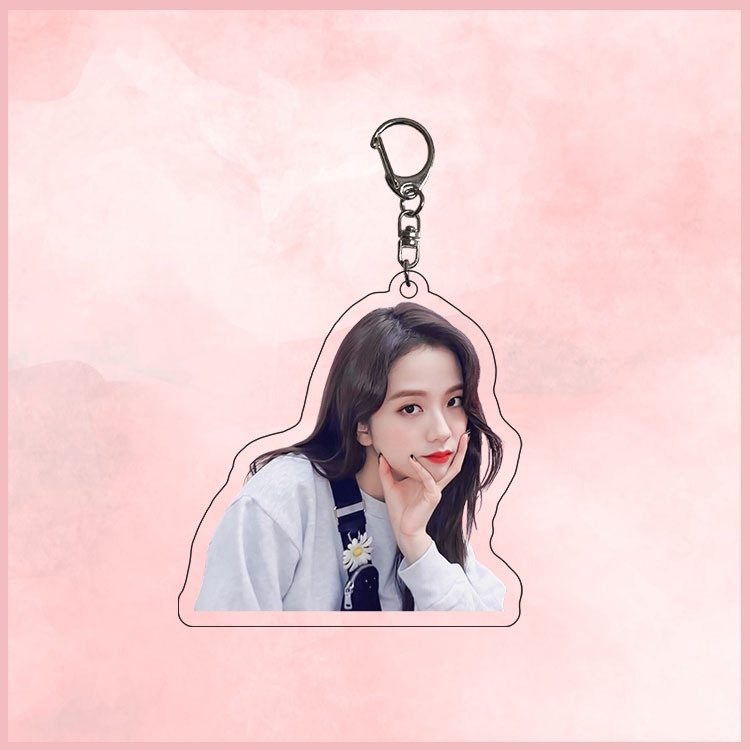 Móc Khóa In Hình Thành Viên Kim jisoo jisoo