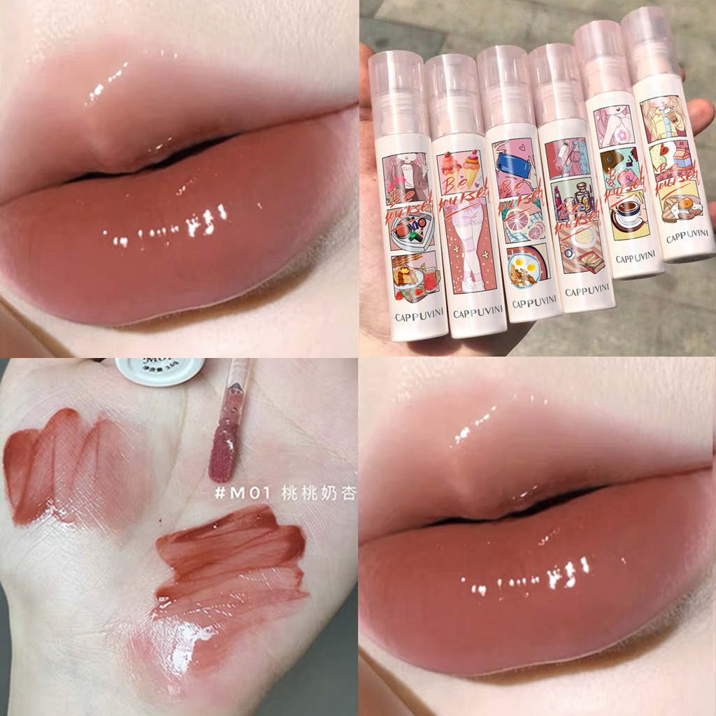 son bóng nội địa trung giá rẻ CAPPUVINI Daimanpu Dưỡng Ẩm Tiện Dụng Chất Lượng Cao