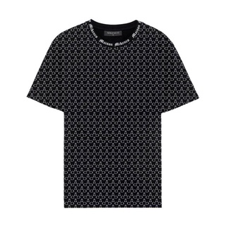 [ Cao Cấp ] Áo phông nam nữ MIKENCO Monogram tshirt , áo đen trắng chấm bi - Thời Trang, Phong Cách