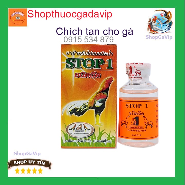 Stop 1 tri tang sau đá cho gà