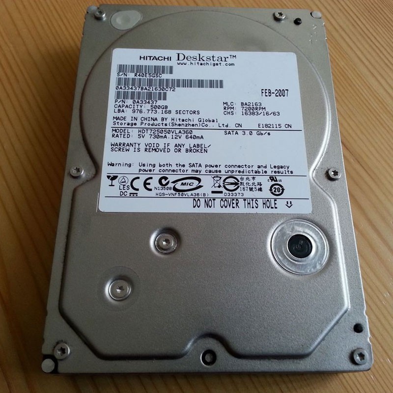 Ổ cứng HDD Hitachi 2TB-1TB-500GB