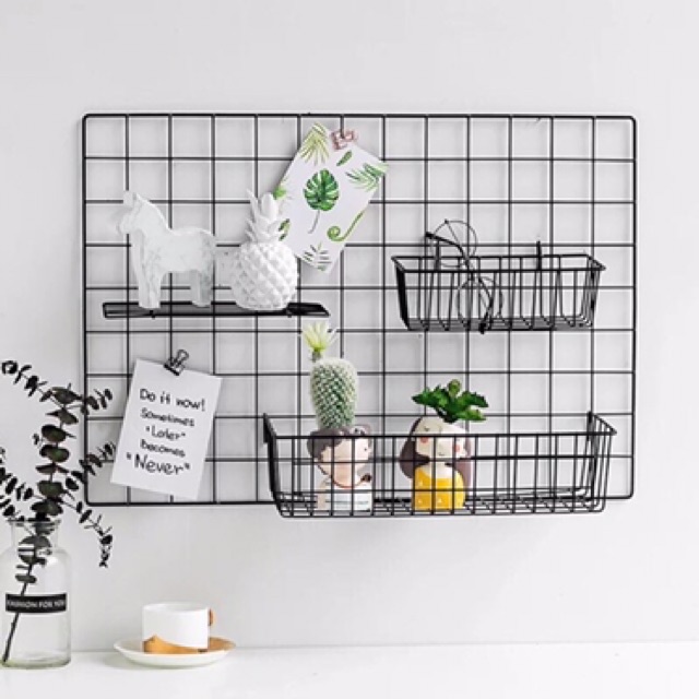 🎈TẶNG ĐINH TREO 🎀 LƯỚI SẮT / THÉP TĨNH ĐIỆN DECOR NHÀ CỬA, TRANG TRÍ PHÒNG NGỦ, TREO HÌNH ẢNH SIÊU XINH ĐỦ KÍCH THƯỚC