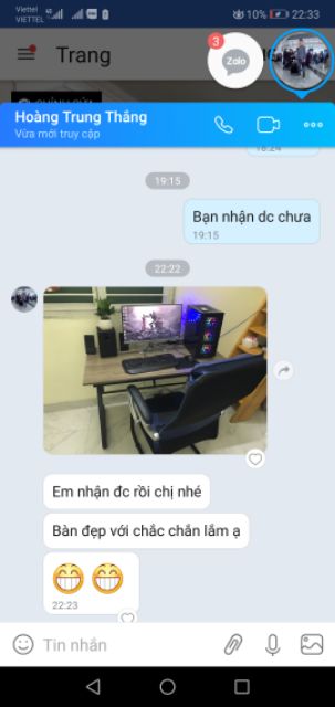 Bàn làm việc chữ Z game thủ 120 x 60