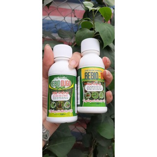 Combo 2 sp REBIO T(100ml) +OLIGO (100ml) - Chuyên phòng trị các bệnh sâu, trĩ, nhện,rệp, nấm... trên rau màu, cây ăn quả