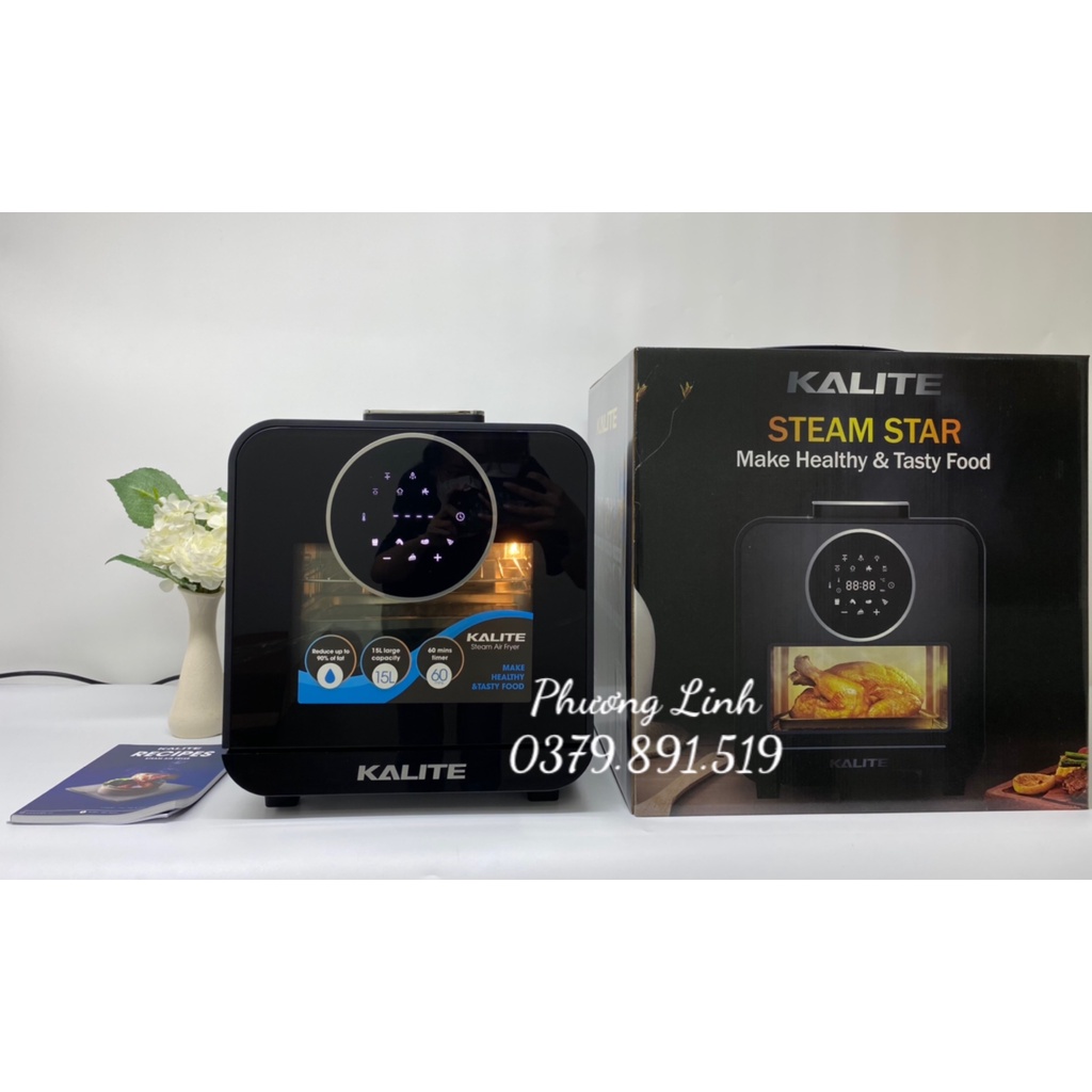 Nồi Chiên Hơi Nước Kalite STEAM STAR, Nồi Chiên Hấp Dung Tích 15L Công suất 2620W - Hàng chính hãng - Bảo hành 24 tháng