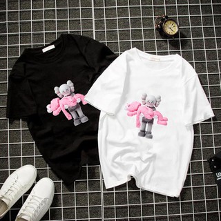 Áo thun tay lỡ unisex kaws vải dày mịn atco0043