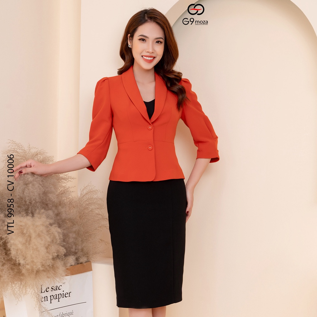 Áo vest 2 lớp 9958 -1 G9moza với chất liệu thô hàn si tạo phong cách Đi chơi, công sở Trẻ trung, phong cách