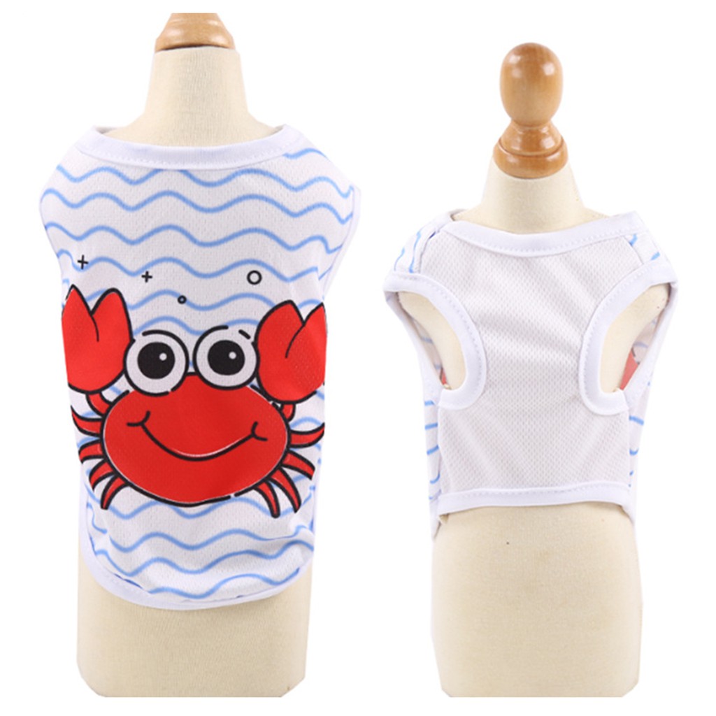 Áo Lưới Họa Tiết Hoạt Hình Cho Thú Cưng
