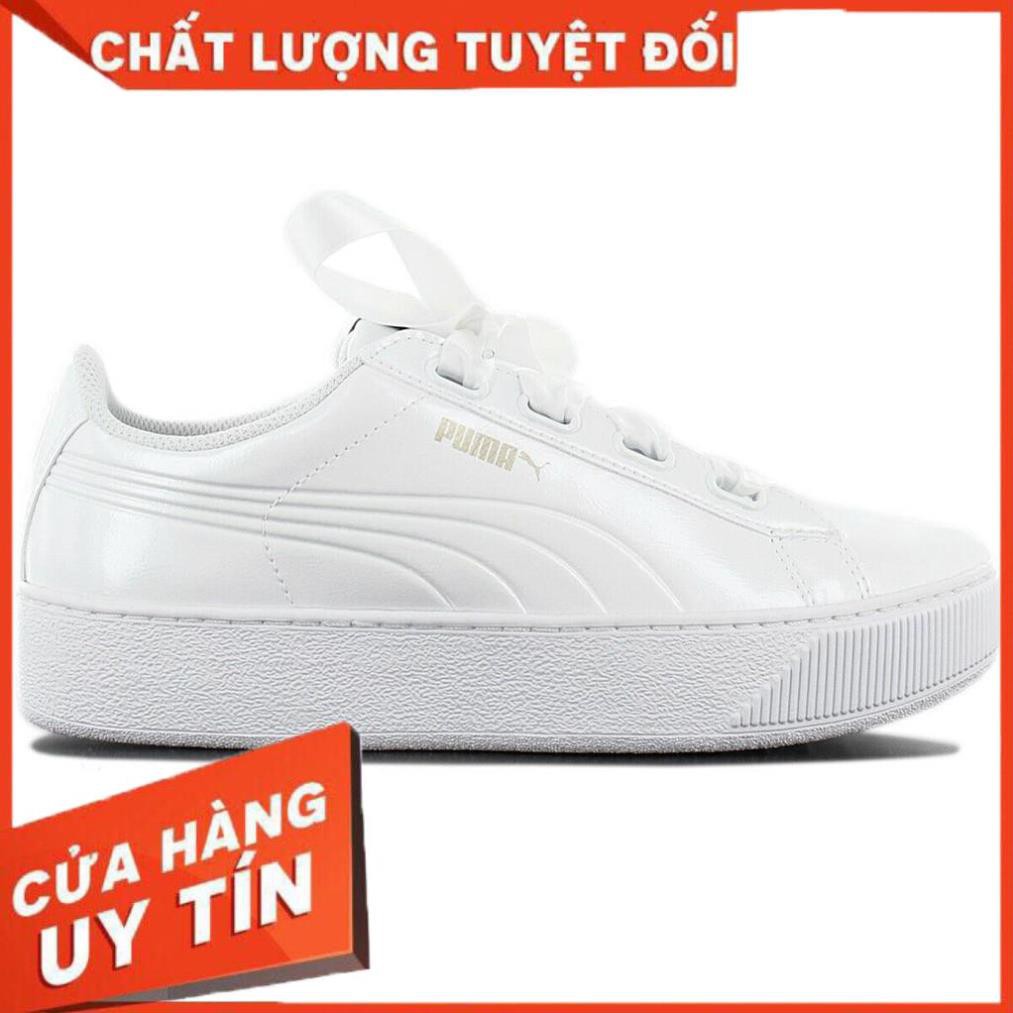 | Xả Xả| [ẢNH THẬT] Giày sneaker nữ Puma Vikky Platform Ribbon chính hãng TOP CHAY Có Sẵn Có Sẵn . ^ ₛ - P:{