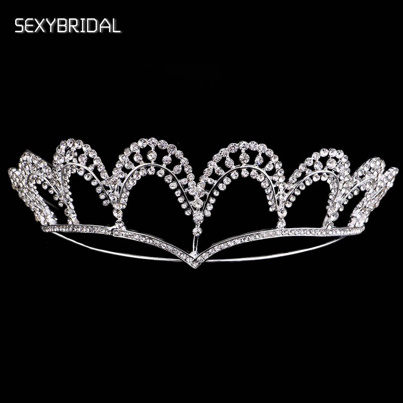 Cài Tóc Hình Vương Miện Đính Đá Thời Trang Cho Nữ