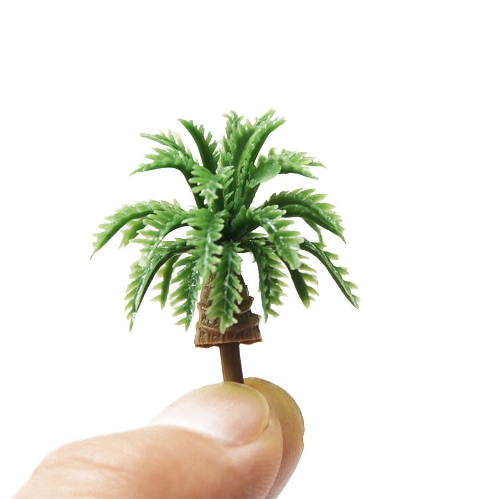 JANE Bộ 20 Mô Hình Cây Dừa 2 / 2.5 / 3 / 3.5 / 4cm Tự Trang Trí Tiểu Cảnh