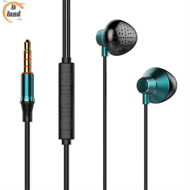 Tai Nghe Nhét Tai T3 Jack 3.5mm Âm Thanh Siêu Trầm Có Nút Điều Khiển Tiện Dụng