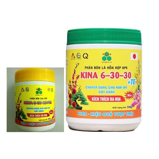 Phân bón Kích thích ra hoa KINA 6-30-30 TE 100gr/500gr