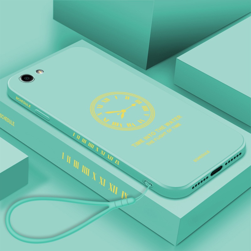 Ốp Điện Thoại TPU Silicone Hình Đồng Hồ Cho oppo f1s a83 a71