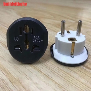 Ổ Cắm Điện Du Lịch Chuyển Đổi US AU Sang EU AC 16A 250V