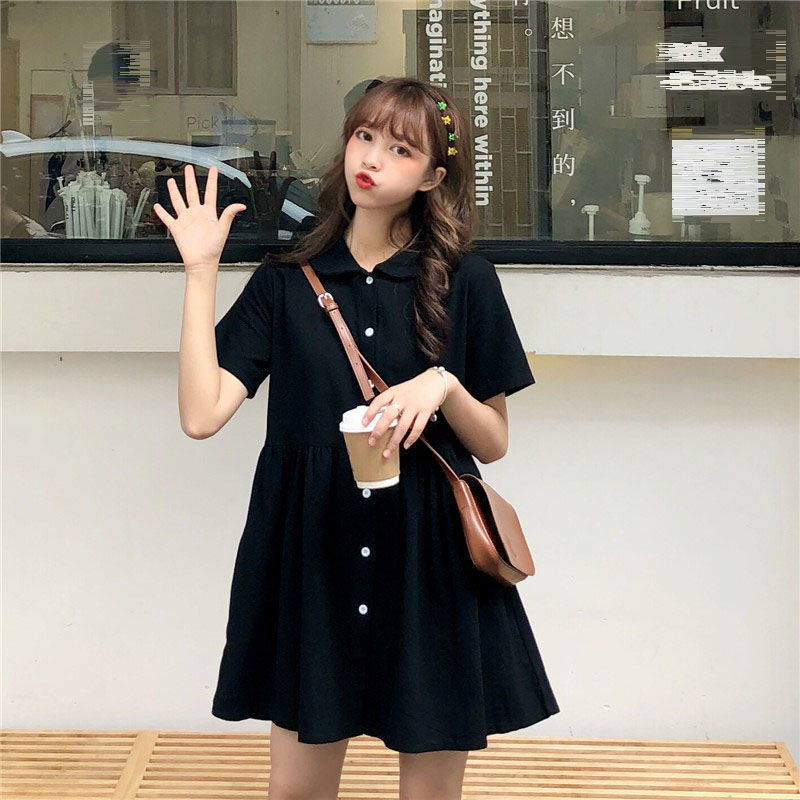 Đầm phong cách retro dáng rộng dáng chữ A | BigBuy360 - bigbuy360.vn