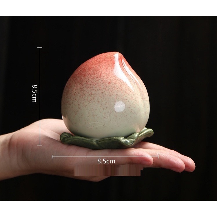 Hũ sứ đựng trà hình quả hồng, lọ đựng muối 22.3