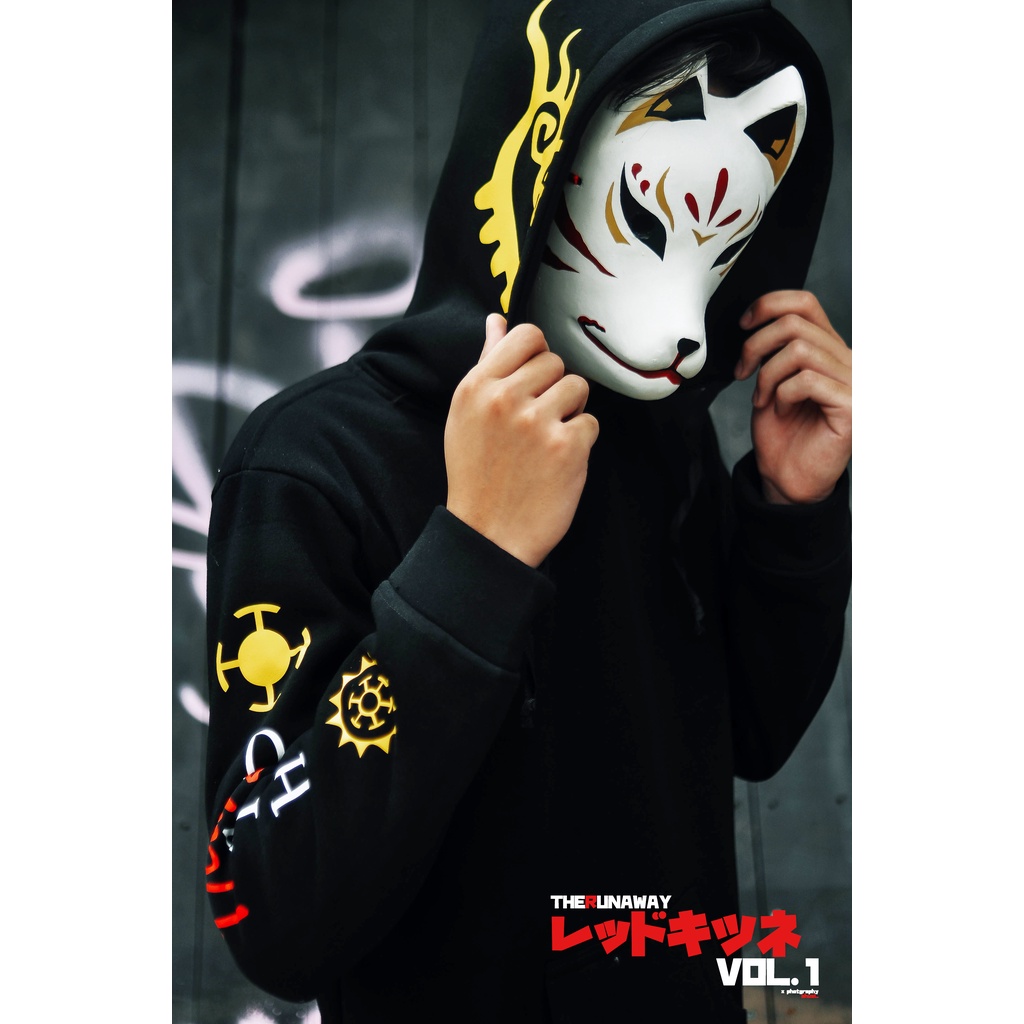 Áo Hoodie Urban Kitsune: Law Nỉ bông ngoại nhập by The Runaway