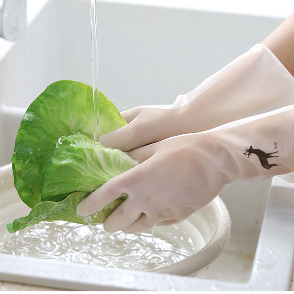 Găng tay cao su siêu dai rửa bát, rửa chén, không mùi hôi