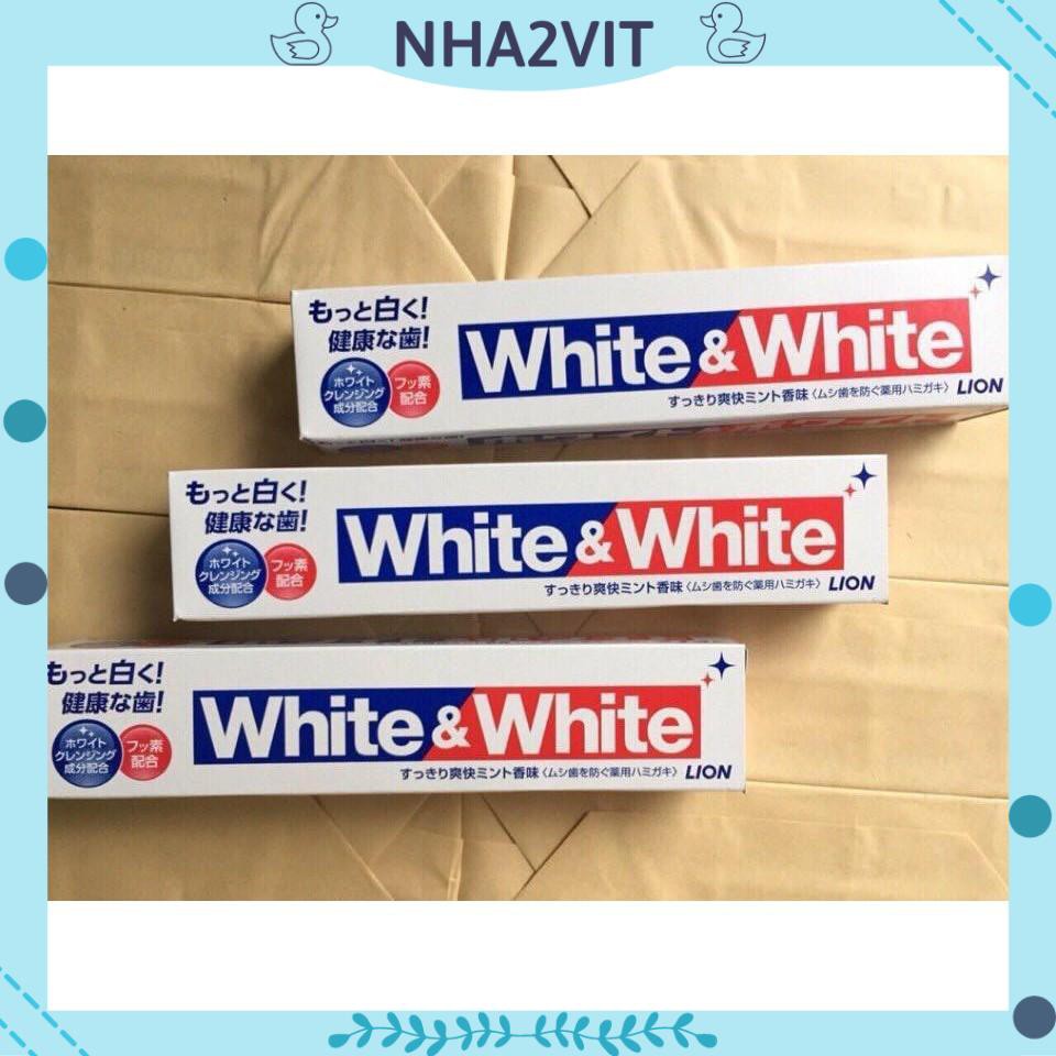 [ Chất lượng ] Kem đánh răng White &amp; White Lion cao cấp