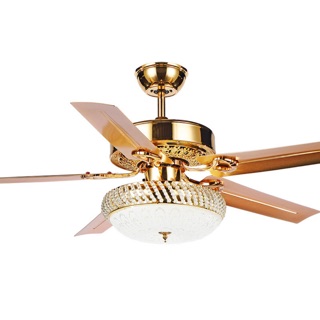 QUẠT TRẦN ĐÈN 5 CÁNH THEP- Điều Khiển Từ Xa