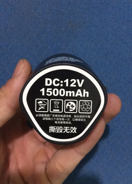 Pin 12v cho các máy khoan pin