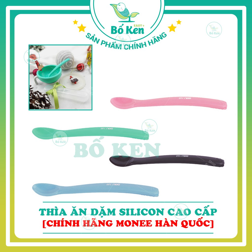 Shop Bố Ken Thìa Ăn Dặm Silicon Cao Cấp [Thương Hiệu Monee Hàn Quốc]