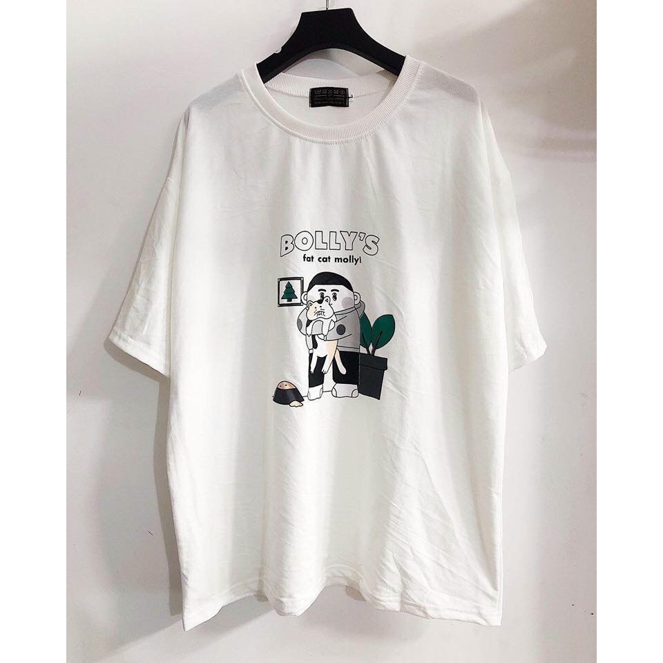 Áo THun Tay lỡ Nam Nữ From Rộng Unisex Friseze 40-70kg