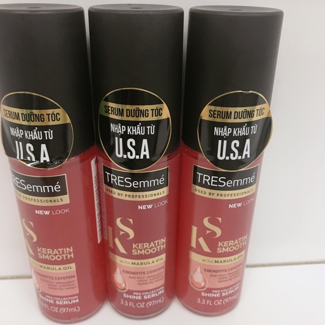 serum  dưỡng tóc bóng mượt Tresemme 97ml