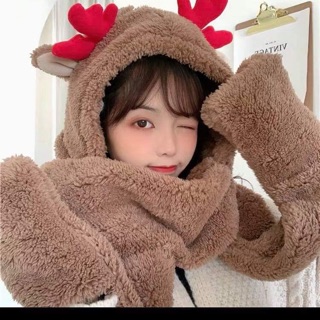 Mũ bông hươu od taobao
