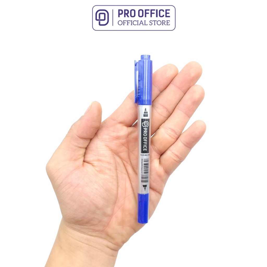 Bút Lông 2 Đầu PRO OFFICE - 1 Chiếc -  Màu Mực Đều, Bám Dính Tốt PO-TM101
