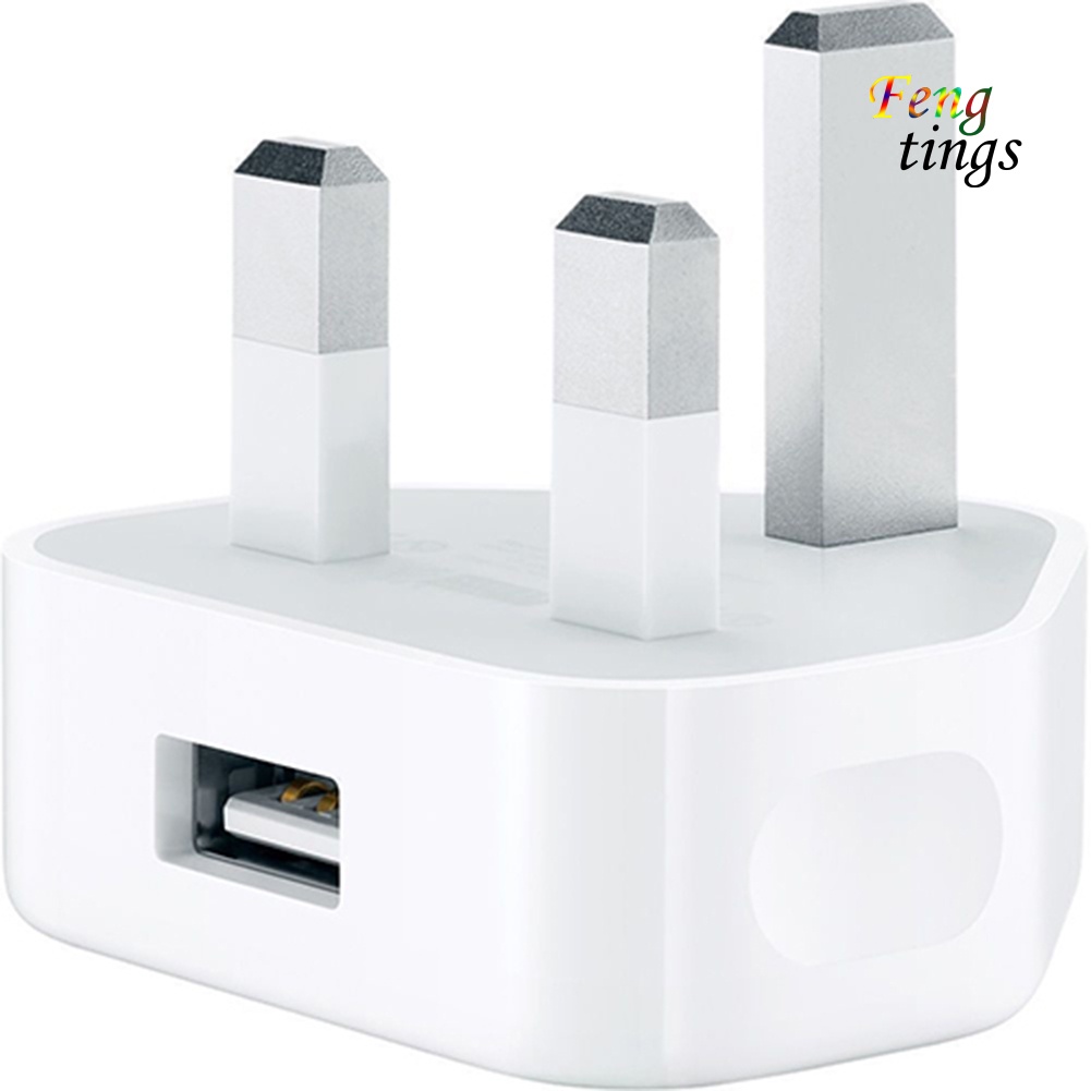 【FT】5V 1A USB Wall Charger UK Plug Travel AC Power Adapter for Samsung iPhone 4 5 6