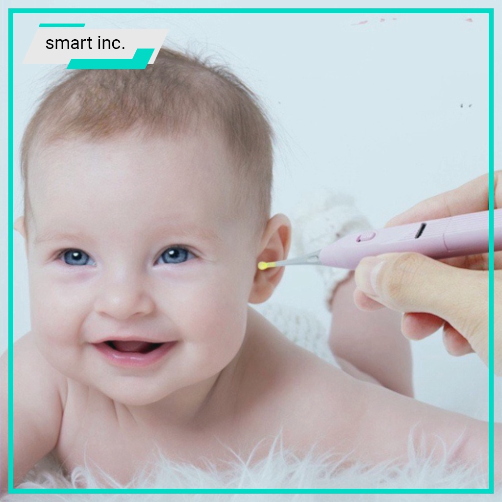 Dụng Cụ Ngoáy Tai Có Đèn Bộ Lấy Ráy Tai Cho Bé Vệ Sinh Có Kính Lúp