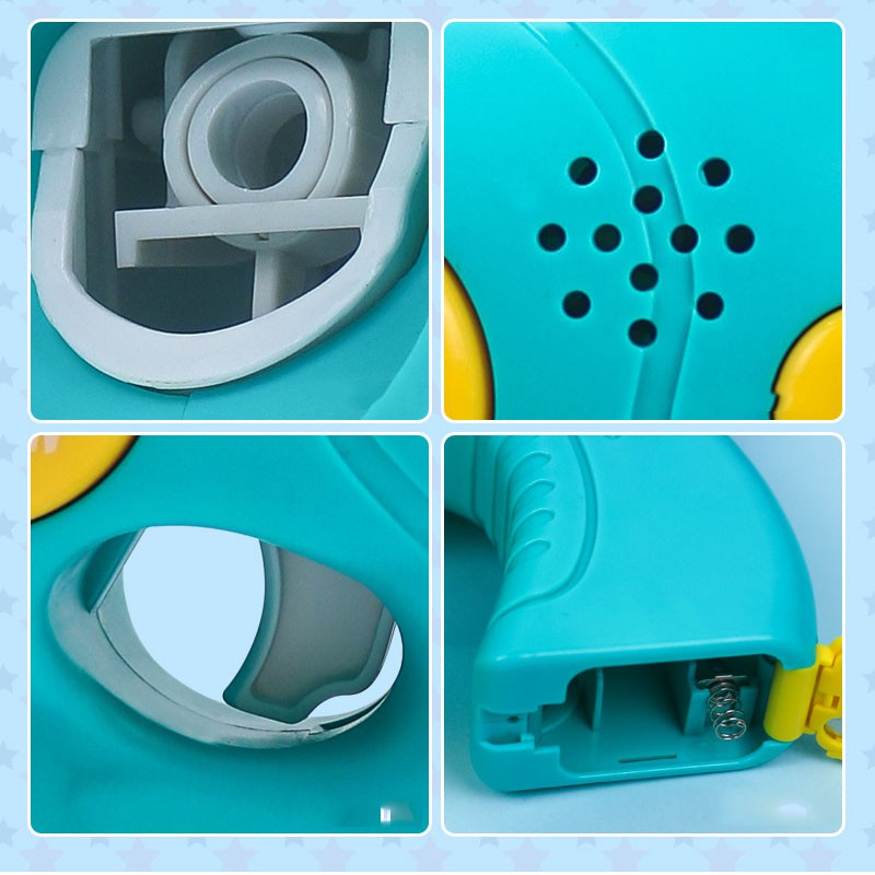 Súng bắn bong bóng xà phòng 5 nòng cỡ bự (tặng kèm pin)