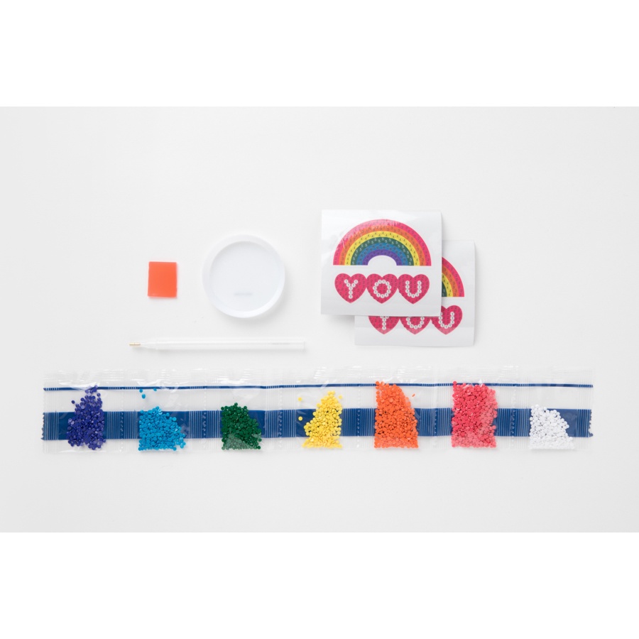 Sticker Đính Đá ARTBOX Hàn Quốc Hình Cầu Vồng