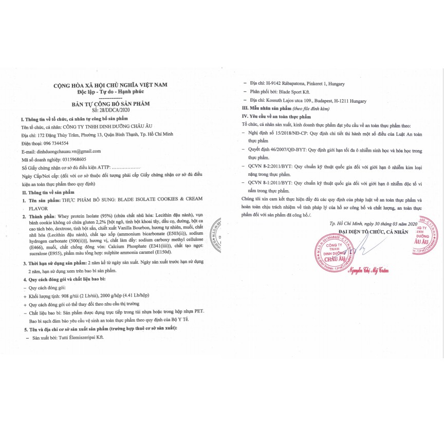 [Sample] Gói Mẫu 1 lần Dùng Thử Sữa Tăng Cơ Whey Protein - BOOSTER WHEY PROTEIN - Nhiều mùi vị - Hàng Chính Hãng