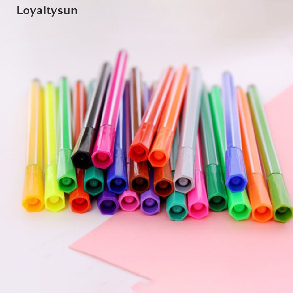 Bộ Bút Lông Màu Nước Có Thể Rửa Sạch Tiện Dụng Cho Trẻ Em